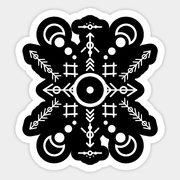 Native American Symbol I Indigenous I Native American Sticker by Shirtjaeger